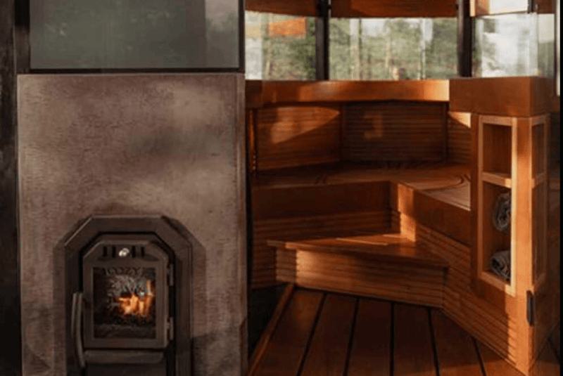 Thru-Wall Sauna Stove - WellnessHydro