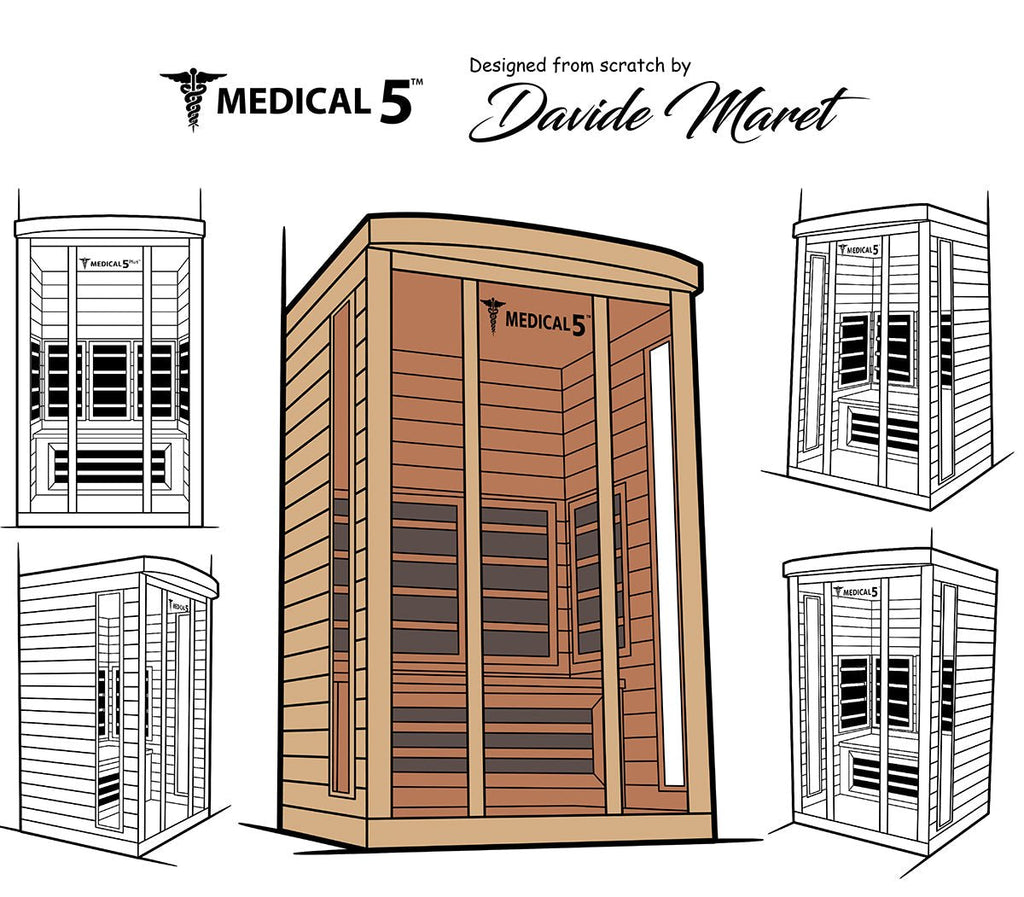 Medical Sauna 3 Person Home Infrared Sauna | Medical 5™ - Infrared Sauna