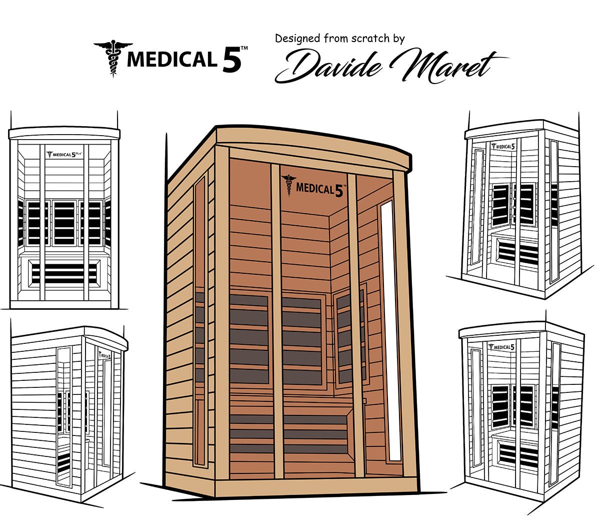 Medical Sauna 3 Person Home Infrared Sauna | Medical 5™ - Infrared Sauna