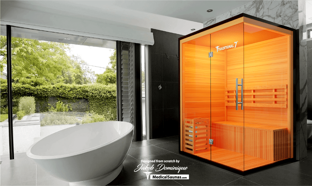 Medical Sauna 3 Person Home Steam Sauna | Traditional 7™ - Traditional Sauna