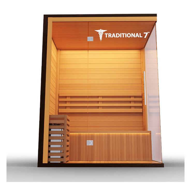 Medical Sauna 3 Person Home Steam Sauna | Traditional 7™ - Traditional Sauna