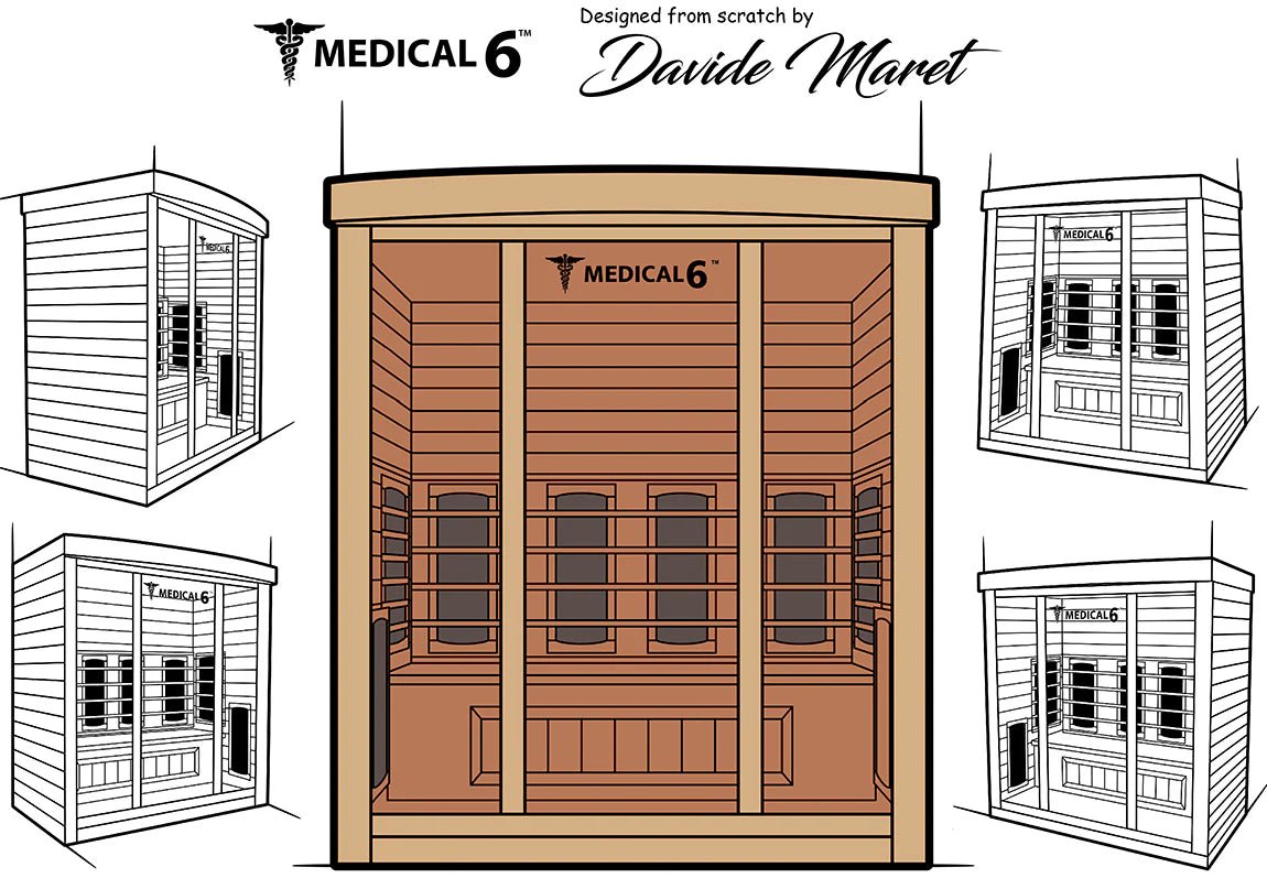 Medical Sauna 6 Person Indoor Infrared Full Spectrum Sauna | Medical 6 Plus™ - Infrared Sauna