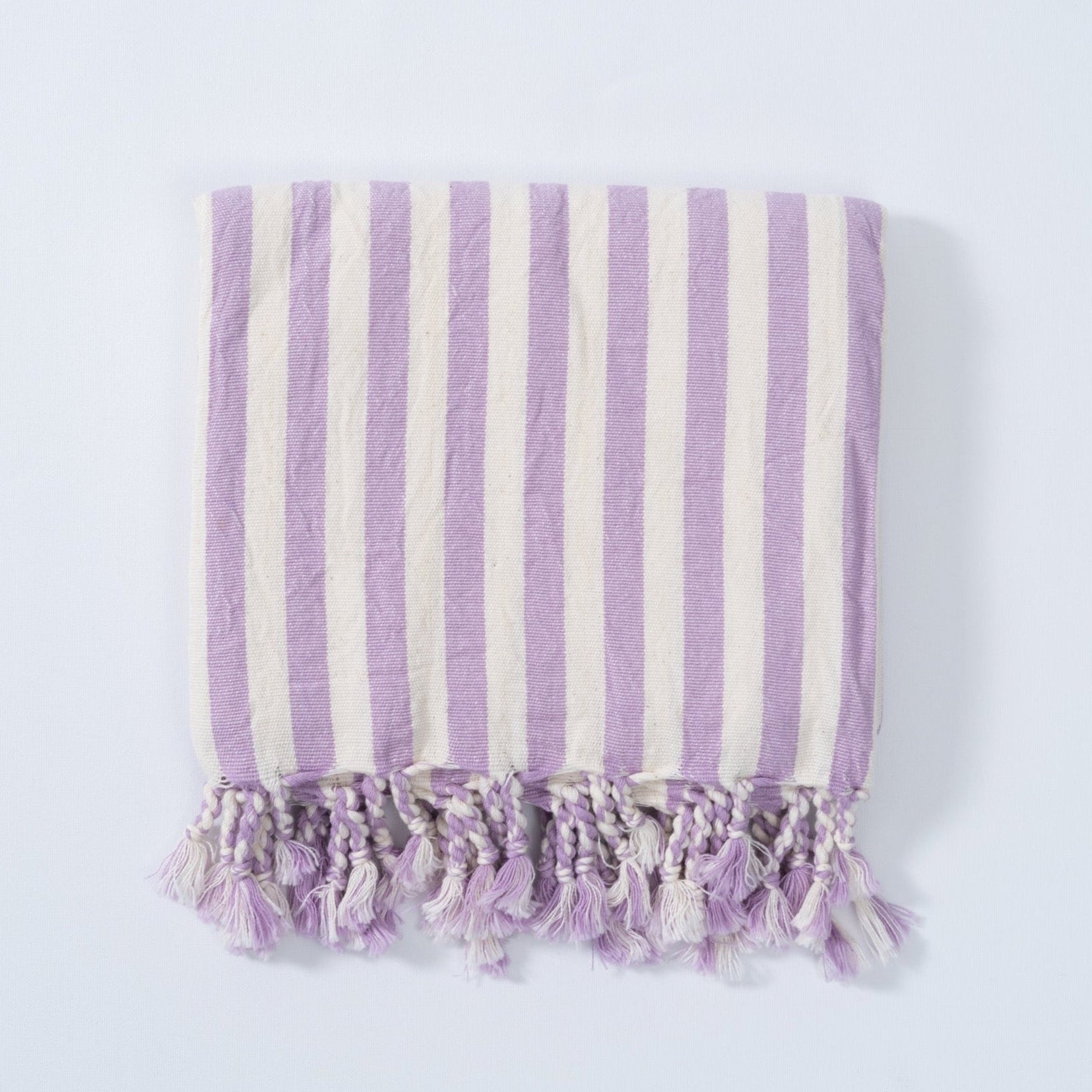 Easter Woven Girit Lilac Cotton Linen Towel