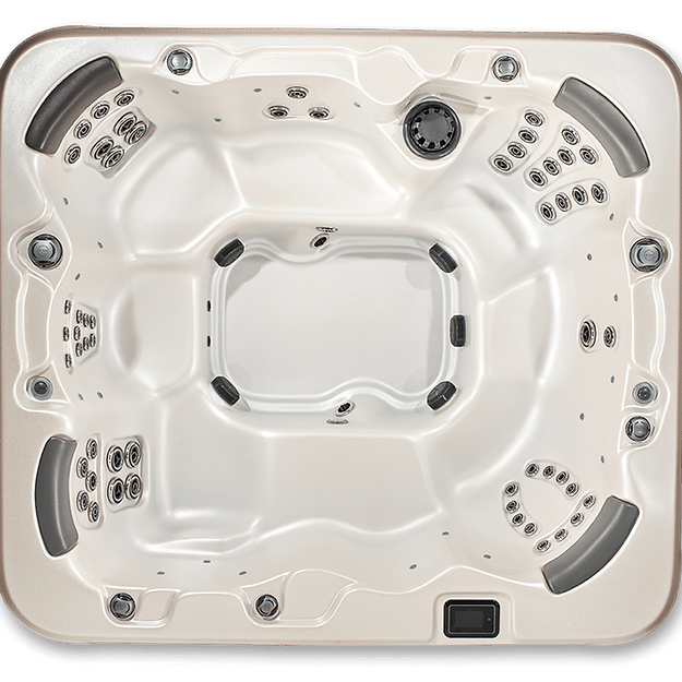 Aspen Spas Alpine Hot Tub -Spacious 7' × 8'&Spa 7 Adults Therapy Experience with Elegant Design - Hot Tubs