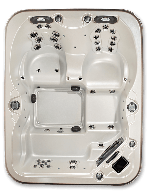 Aspen Spas Aspen Spas Quattro Hot Tub 4 Adults 5' × 7' Spa – Compact Design - Hot Tubs