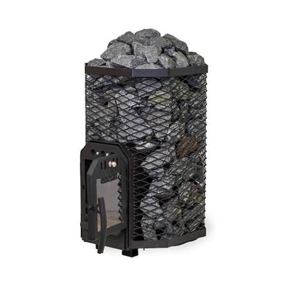 COZY HEAT Cozy Heat Wood-Burning Floor Mount Sauna Stove With Chimney Kit And Sauna Stones - Wood-Burning Sauna Heater