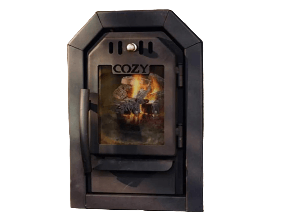 COZY HEAT COZY HEAT OG-TW Thru-Wall Sauna Stove With Sauna Stones - Wood-Burning Sauna Heater