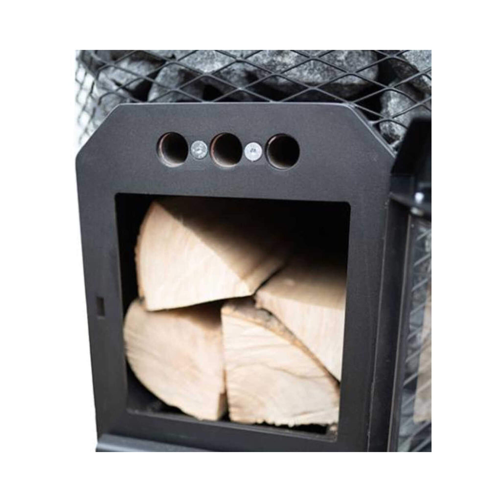 COZY HEAT COZY O Floor Mount Wood-Burning Sauna Stove With Sauna Stones - Wood-Burning Sauna Heater
