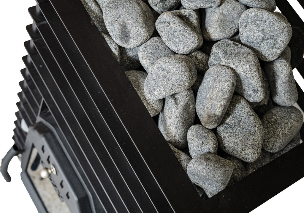 COZY HEAT COZY Quattro Wood-Fired Sauna Stove With Sauna Stones - Wood-Burning Sauna Heater
