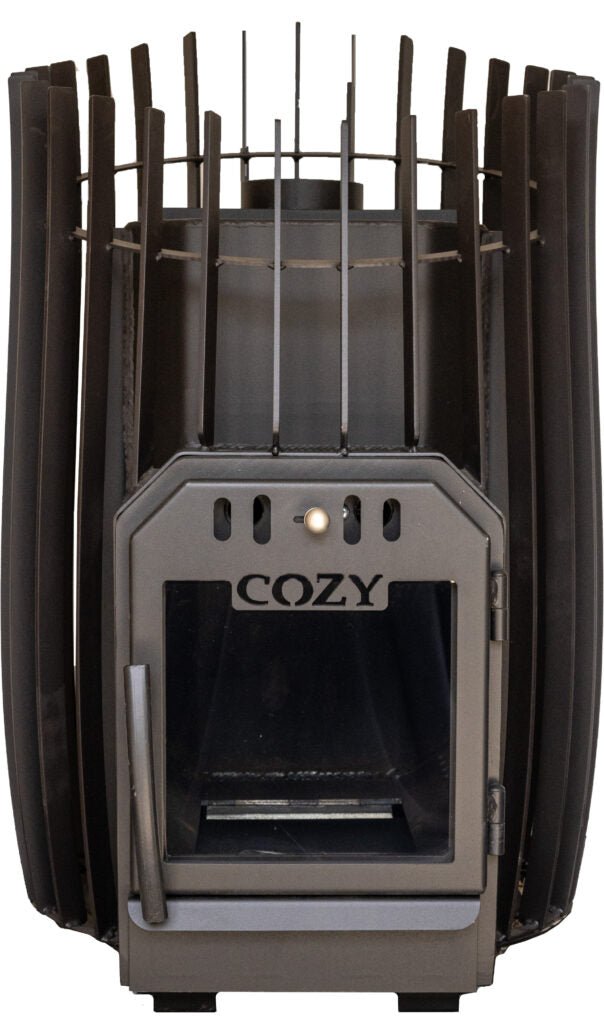 COZY HEAT COZY SW Cylindrical Shape Wood Burning Sauna Stove With Sauna Stones - Wood-Burning Sauna Heater