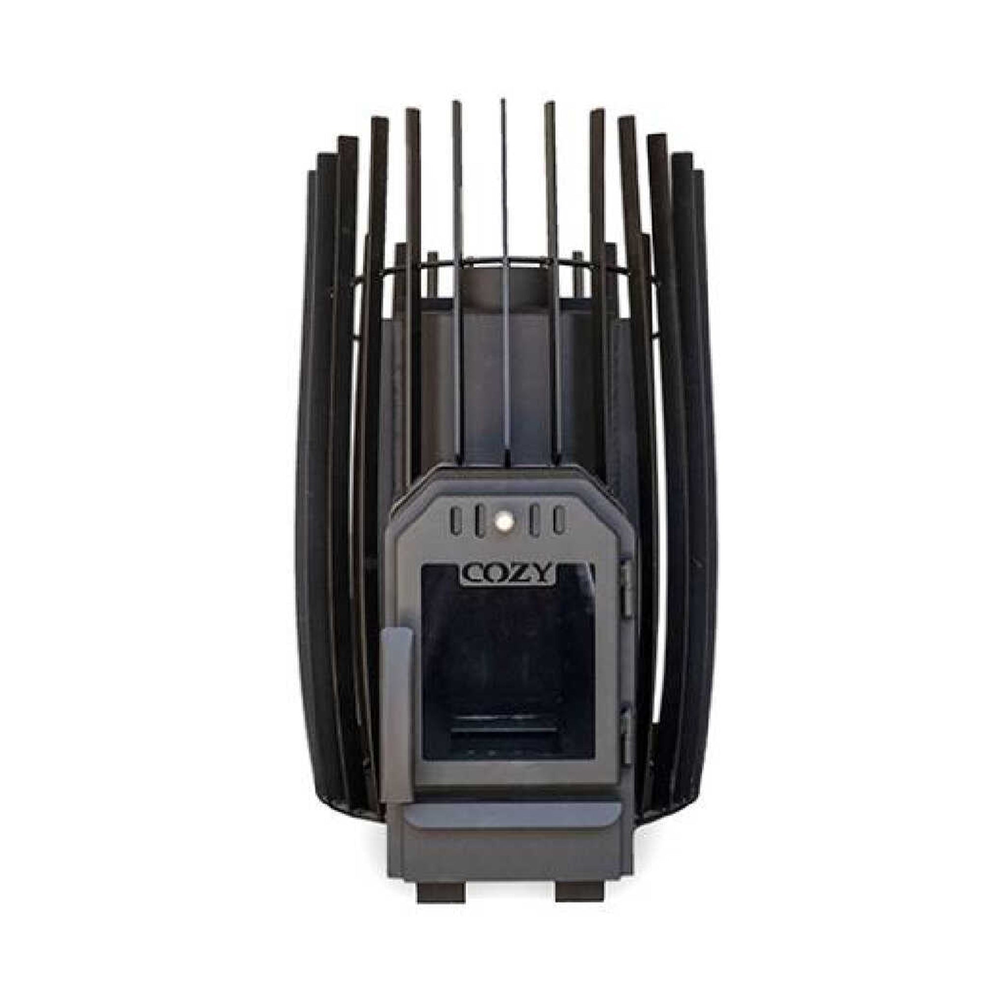 COZY HEAT COZY SW-TW Thru-Wall Wood Burning Sauna Stove With Sauna Stones - Wood-Burning Sauna Heater