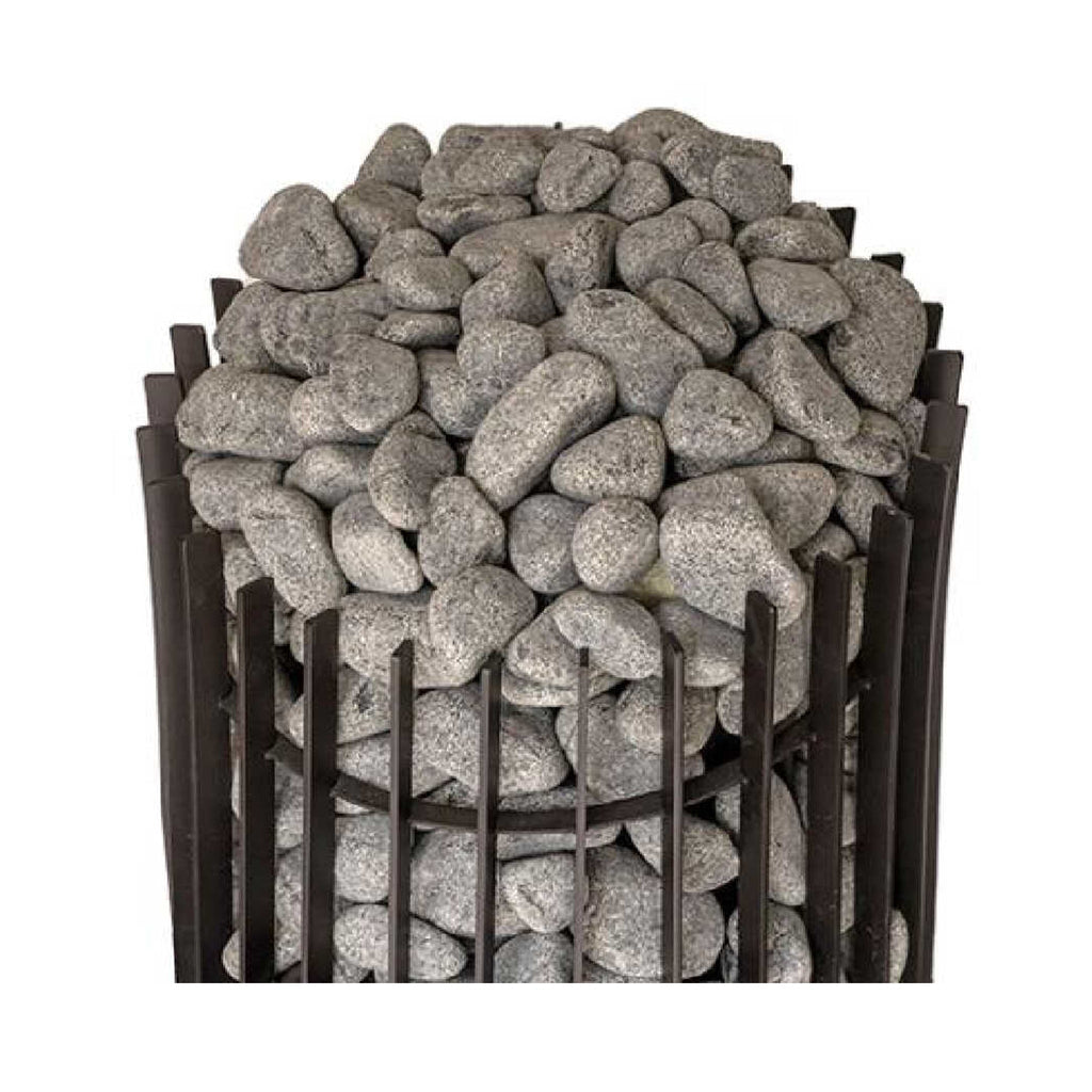 COZY HEAT COZY SW-TW Thru-Wall Wood Burning Sauna Stove With Sauna Stones - Wood-Burning Sauna Heater