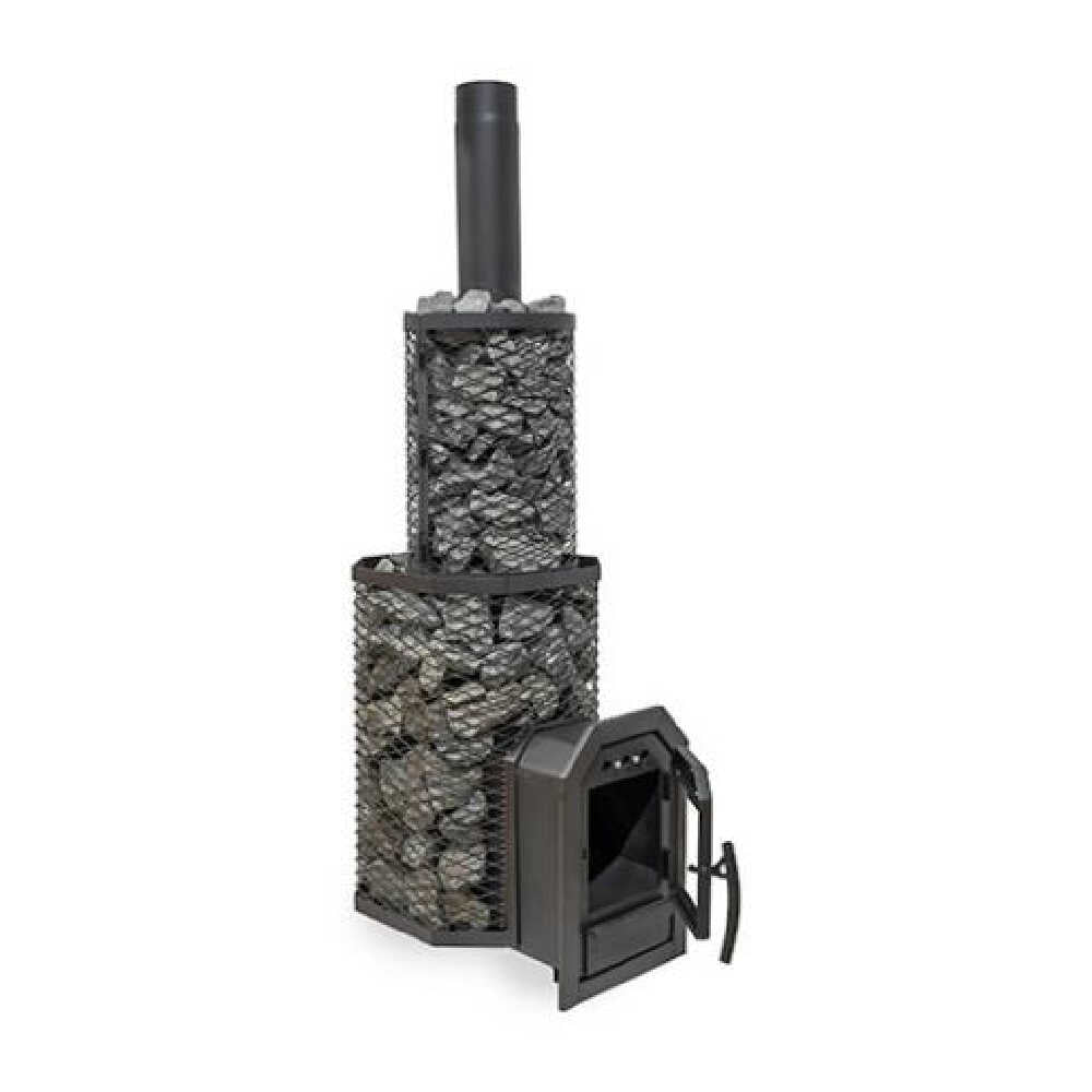 COZY HEAT COZY TW Thru-Wall Wood Burning Sauna Heater Stove - Wood-Burning Sauna Heater