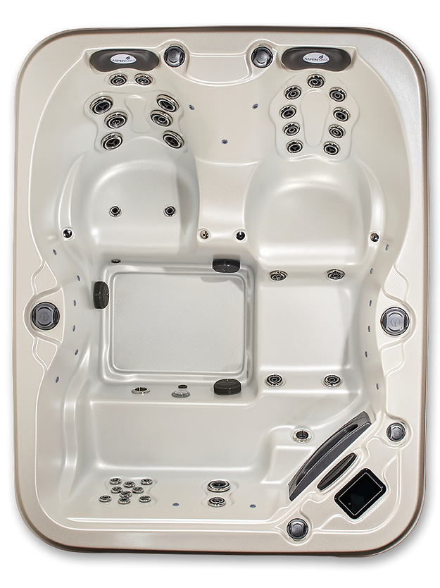 Quattro Hot Tub 4 Adults 5' × 7' Spa – Compact Design