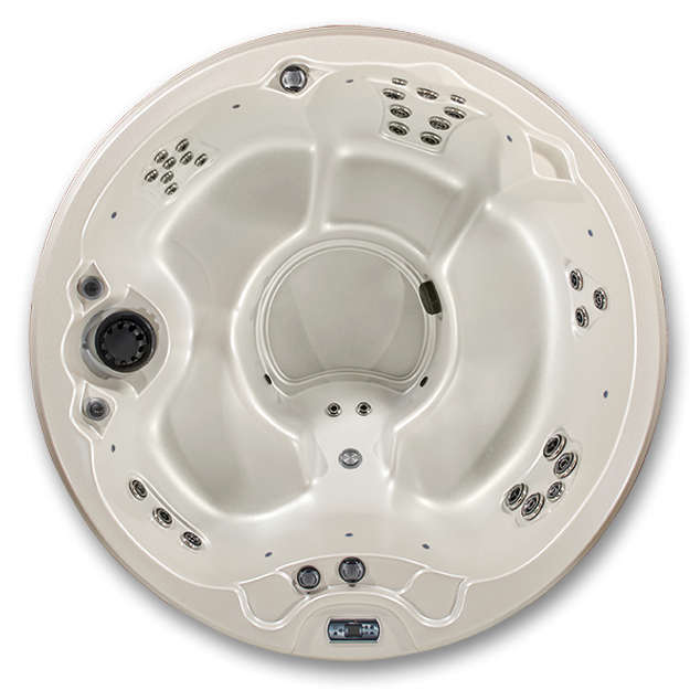 Northstar Round Hot Tub — 7' Outdoor Spa for 5 Adults