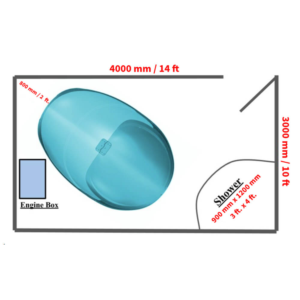 Dreampod Dreampod V2 Commercial Home Flotation Sensory Isolation Tank Pod Spa - Sensory Deprivation Tanks