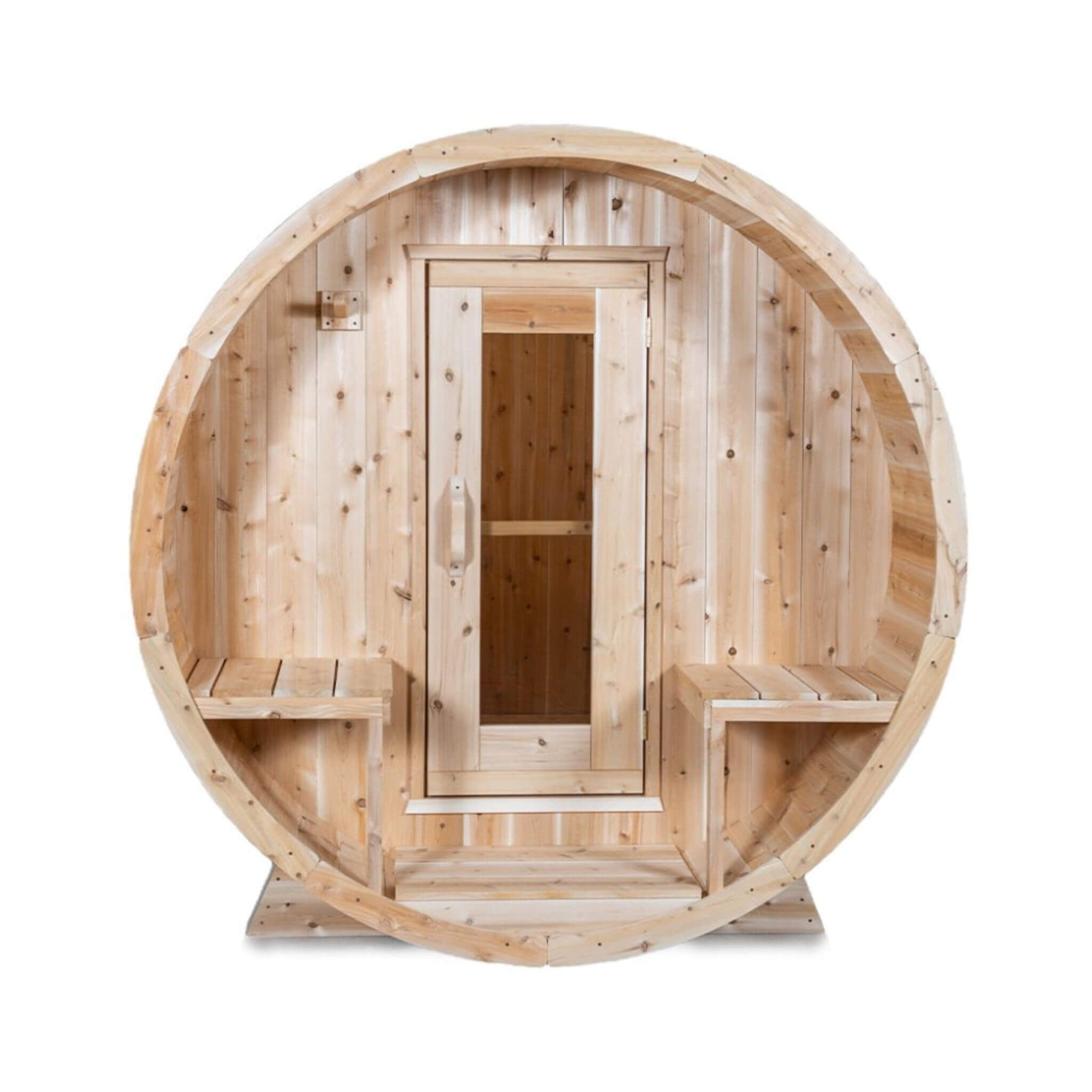 Leisurecraft Dundalk Leisurecraft 4-Person Canadian Timber Serenity Barrel Sauna - Traditional Sauna