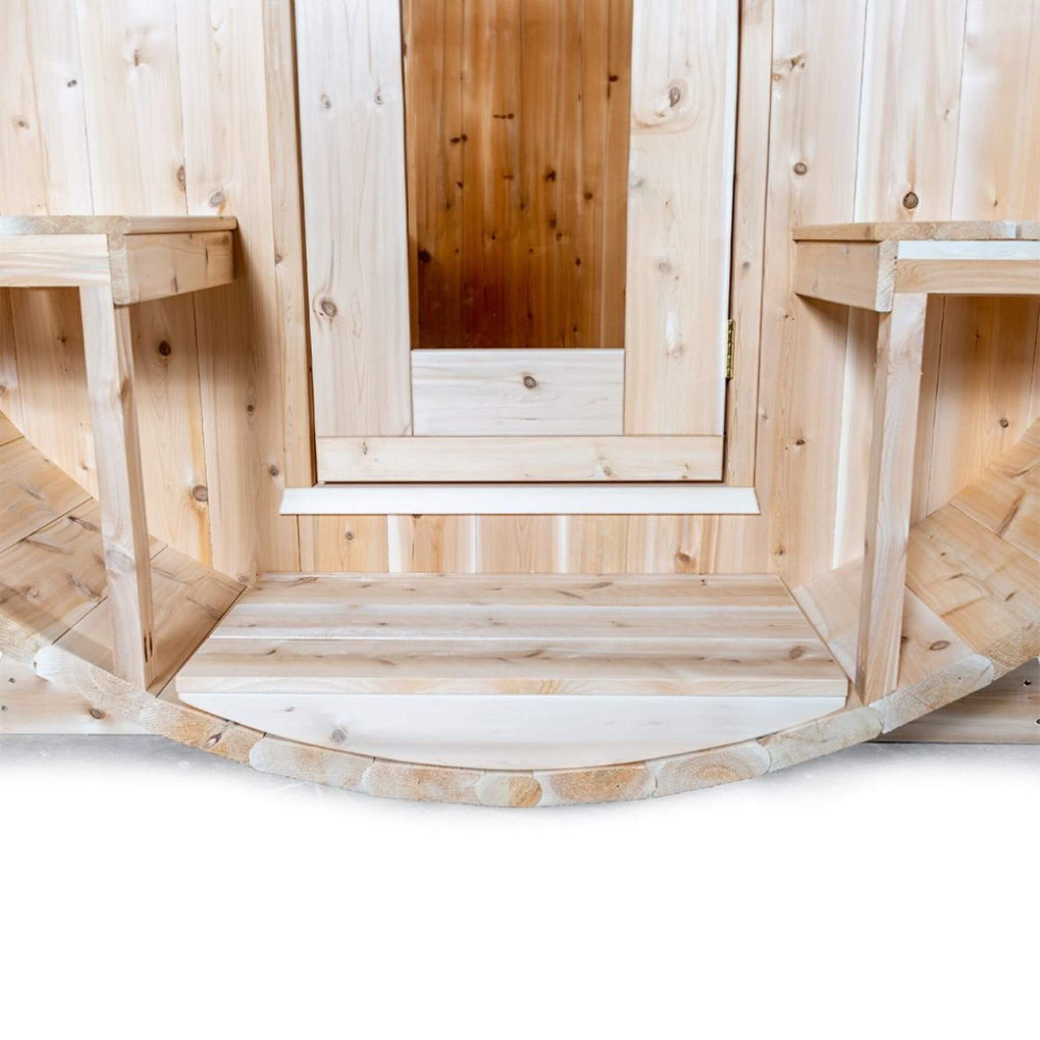 Leisurecraft Dundalk Leisurecraft 4-Person Canadian Timber Serenity Barrel Sauna - Traditional Sauna