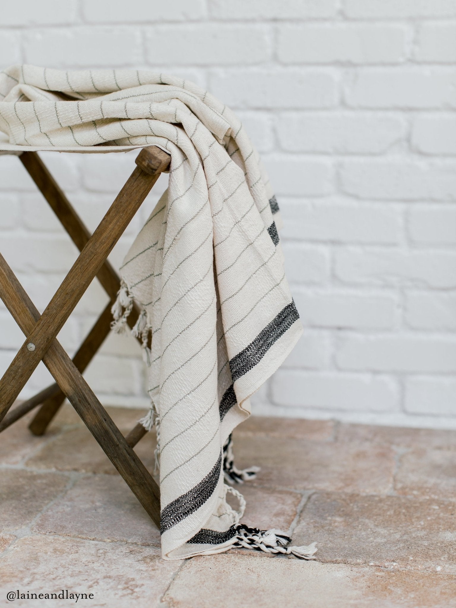 Eastern Woven Easter Woven Drama Santuklu Cotton Linen Towel - Spa Apparel