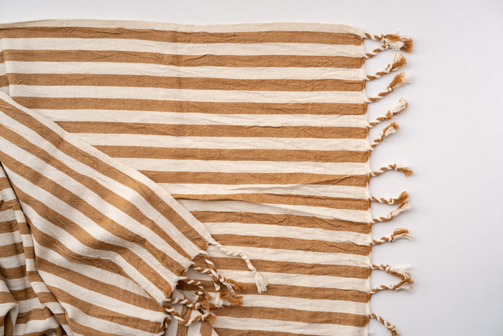 Eastern Woven Easter Woven Girit Biscotto Cotton Linen Towel - Spa Apparel