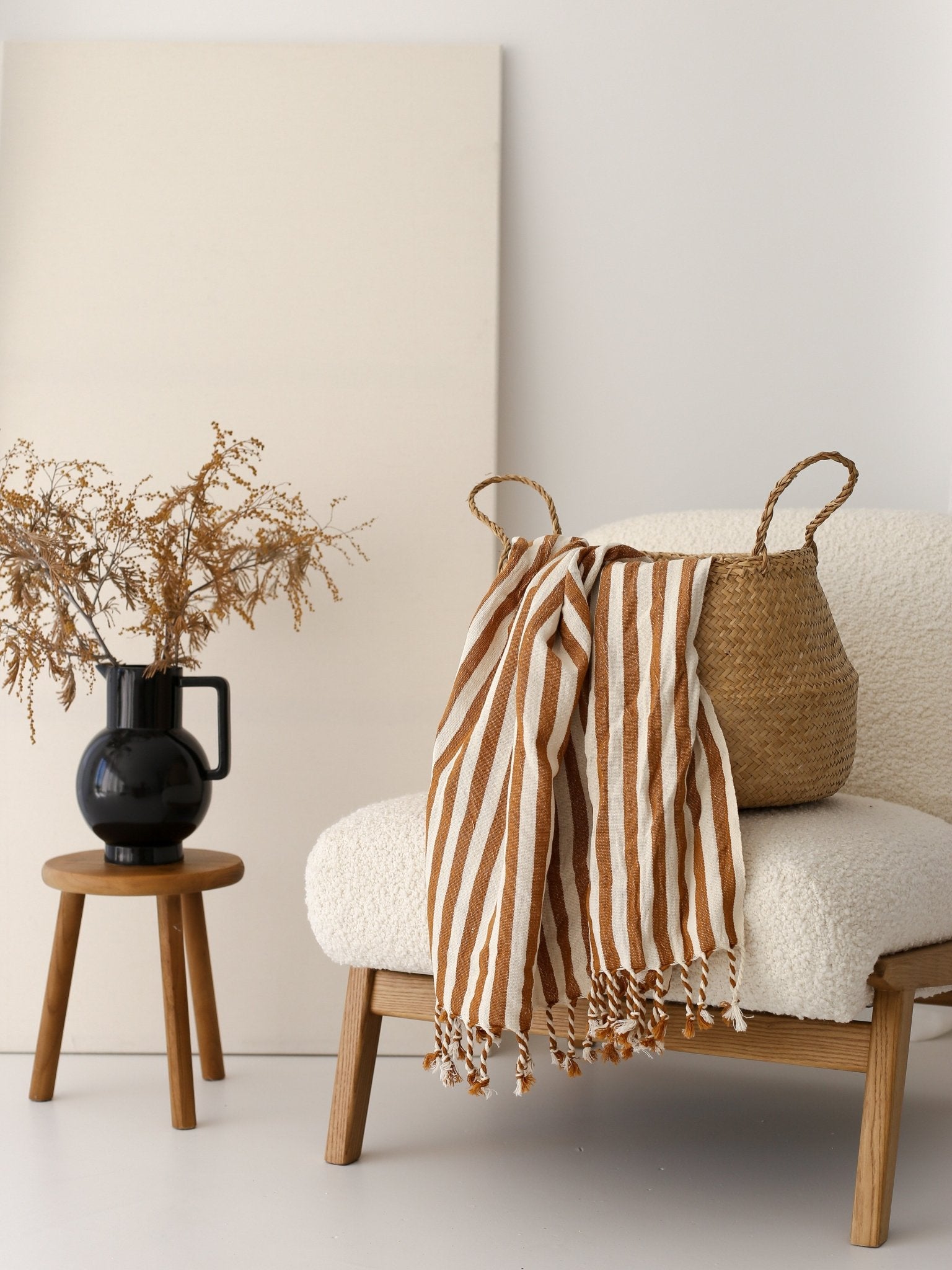 Eastern Woven Easter Woven Girit Biscotto Cotton Linen Towel - Spa Apparel