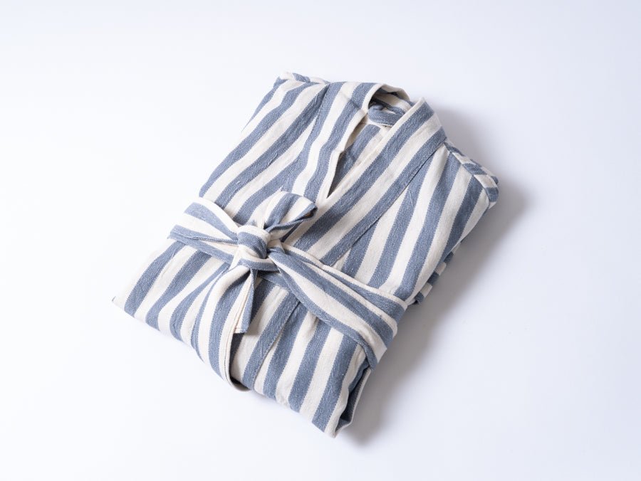 Eastern Woven Easter Woven Girit Blue Robe - Spa Apparel