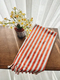 Eastern Woven Easter Woven Girit Burgundy Cotton Linen Towel - Spa Apparel
