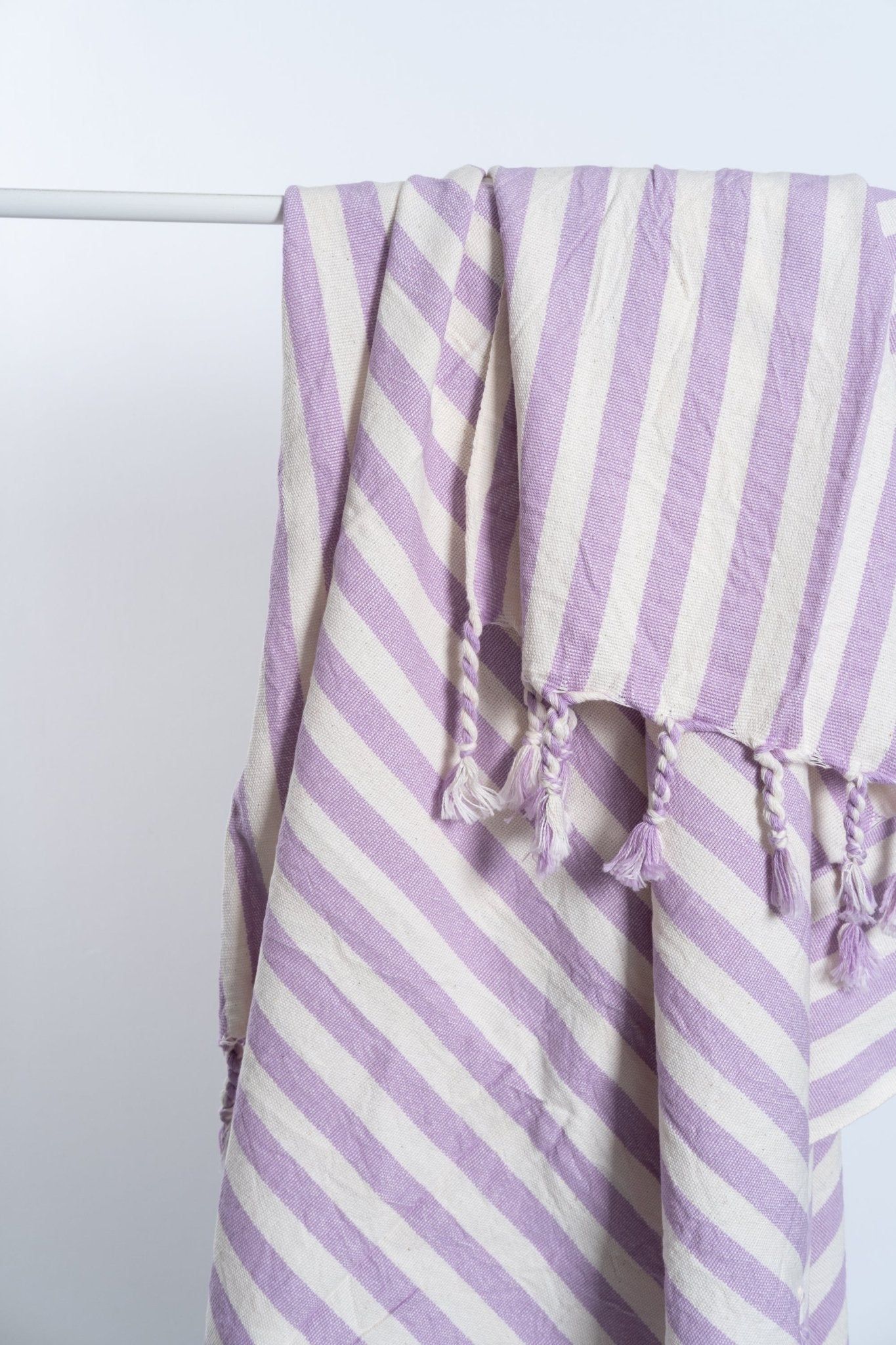 Eastern Woven Easter Woven Girit Lilac Cotton Linen Towel - Spa Apparel
