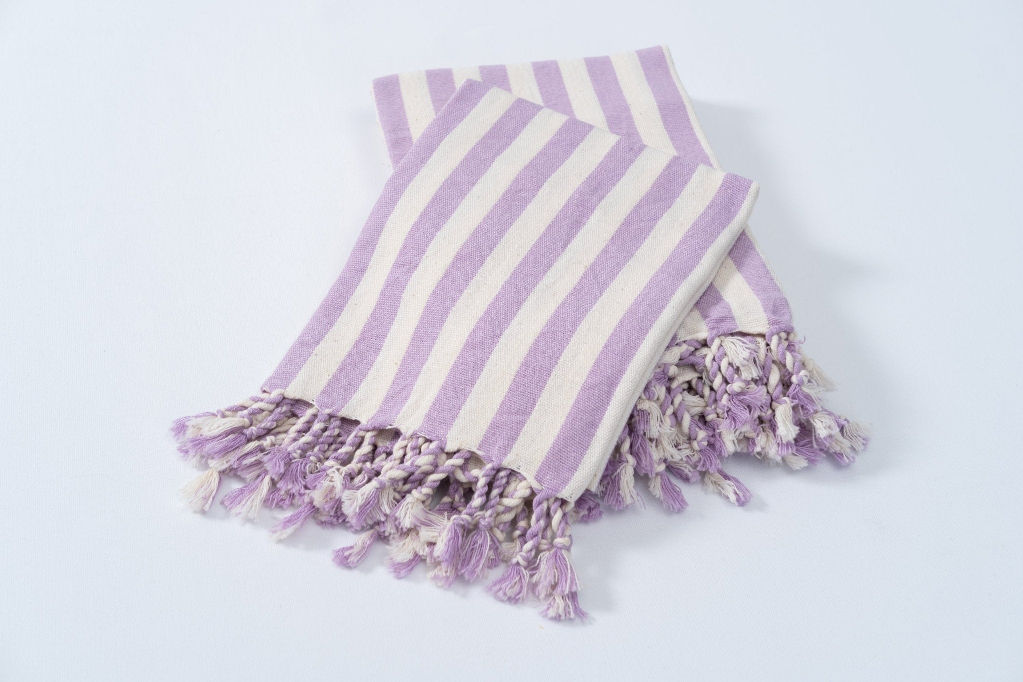 Eastern Woven Easter Woven Girit Lilac Cotton Linen Towel - Spa Apparel