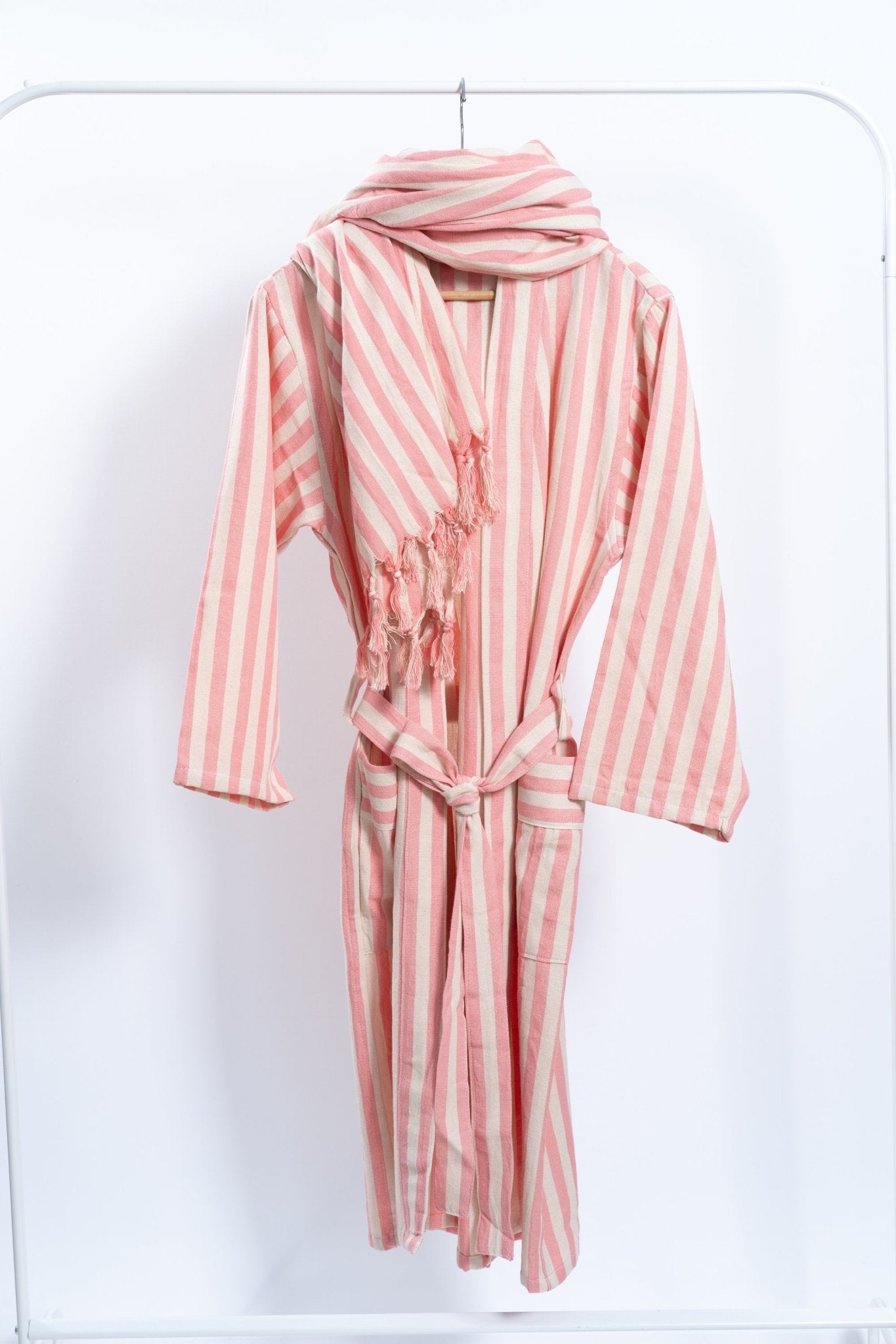 Eastern Woven Easter Woven Girit Pink Robe - Spa Apparel