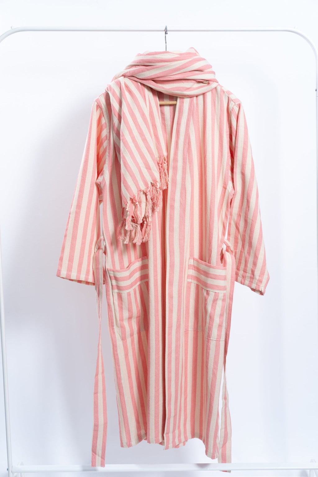 Eastern Woven Easter Woven Girit Pink Robe - Spa Apparel