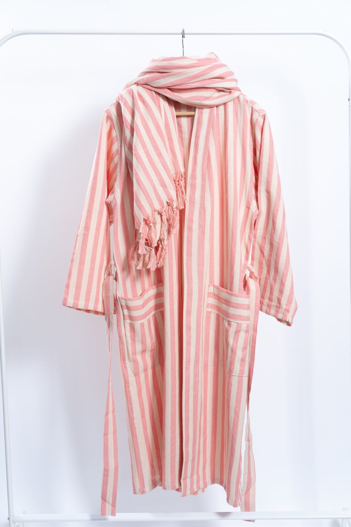 Eastern Woven Easter Woven Girit Pink Robe - Spa Apparel