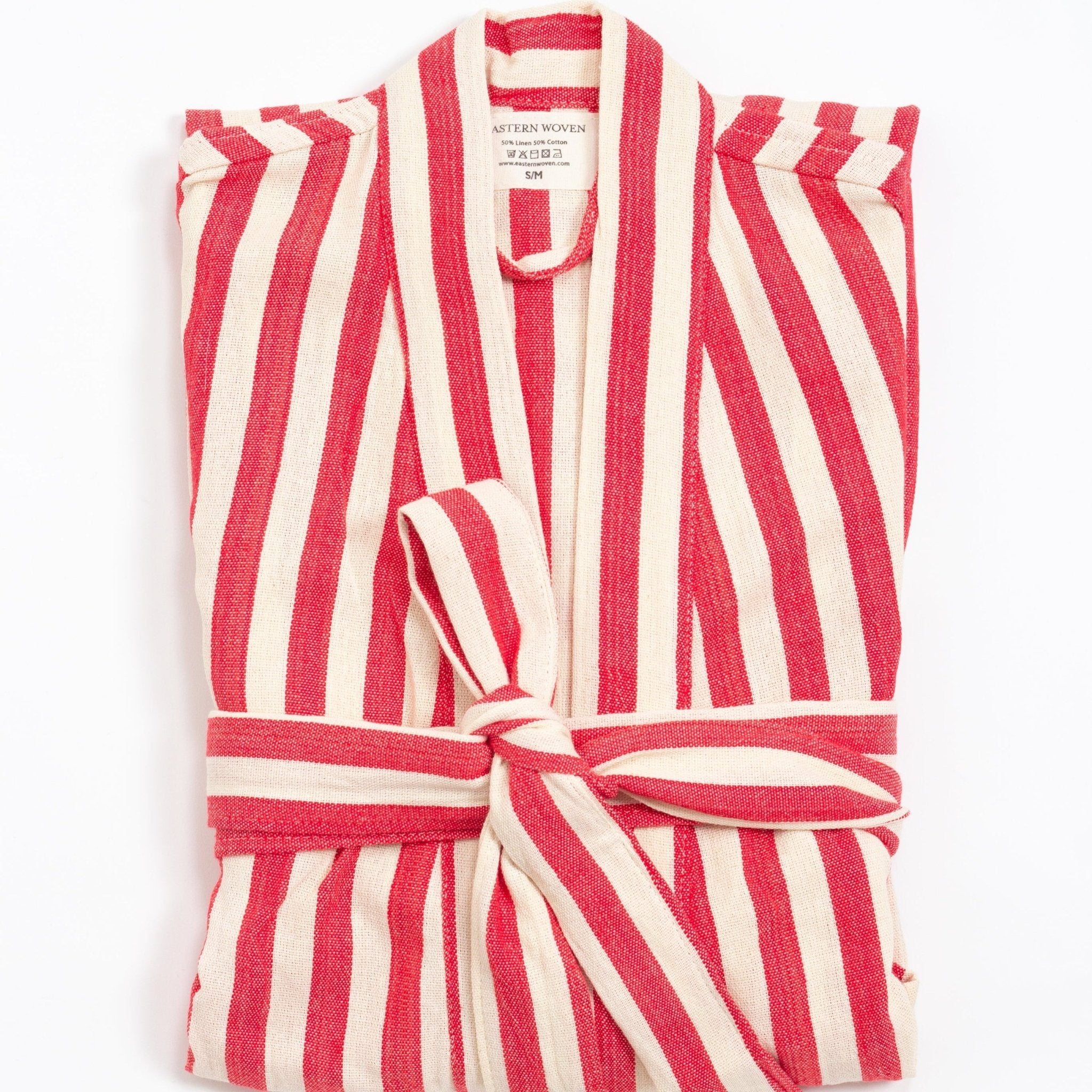 Eastern Woven Easter Woven Red Girit Robe - Spa Apparel