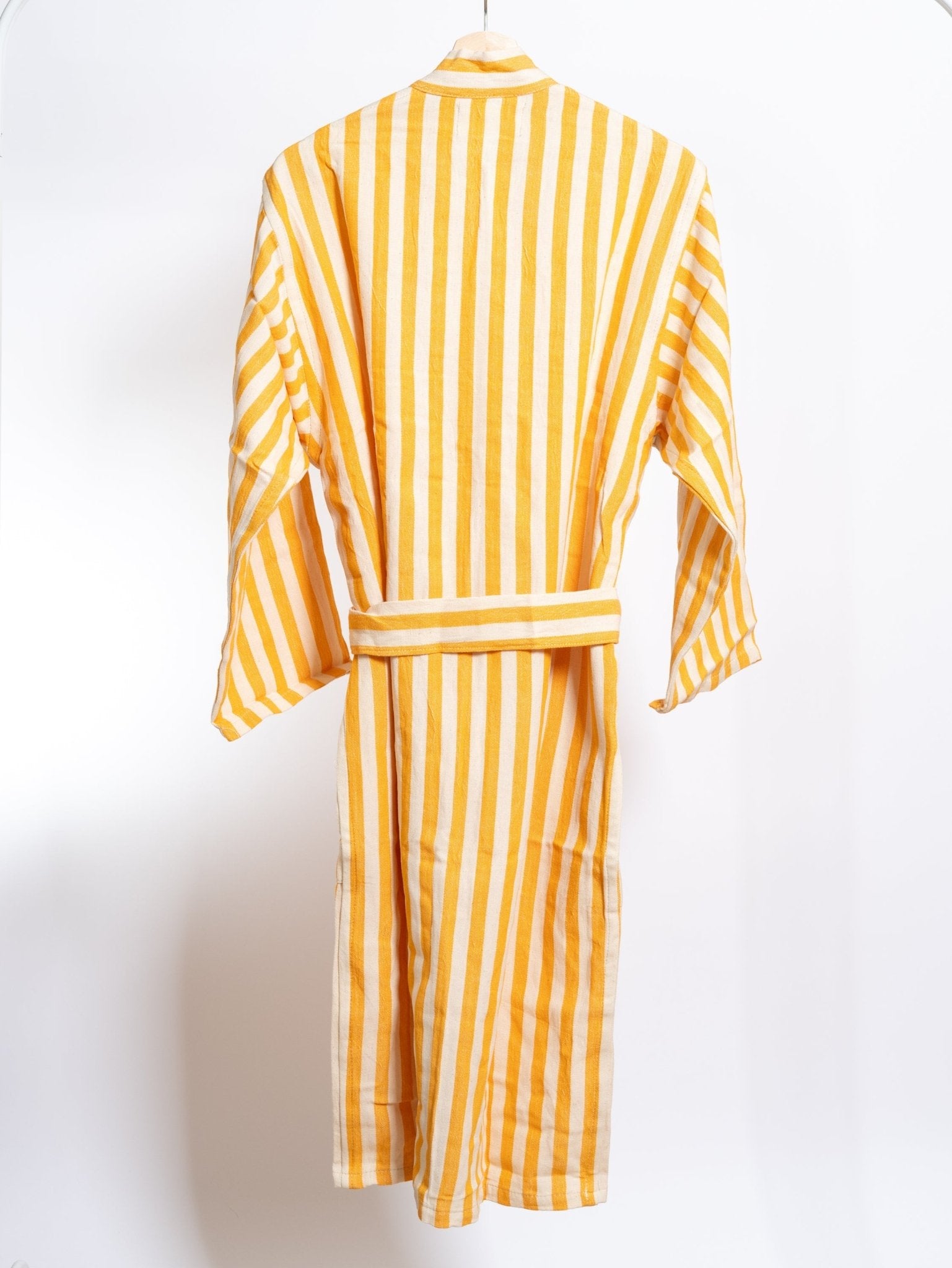 Eastern Woven Eastern Woven Girit Yellow Robe - Spa Apparel