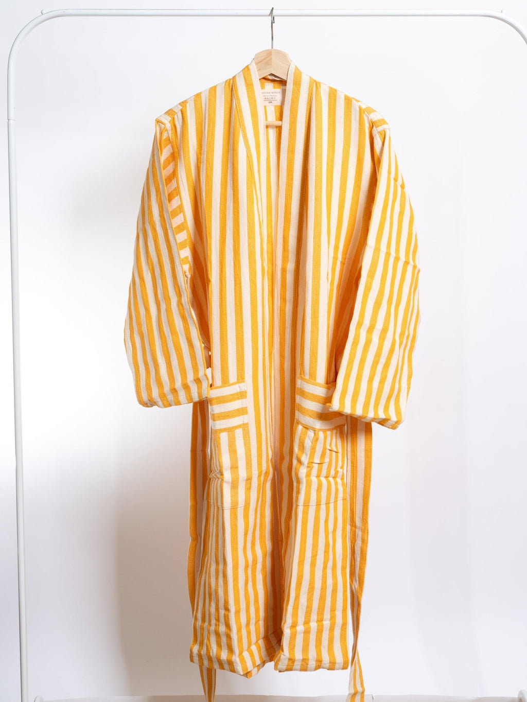 Eastern Woven Eastern Woven Girit Yellow Robe - Spa Apparel