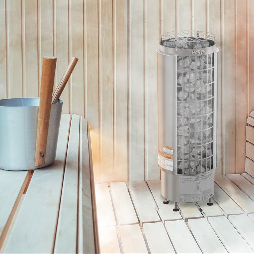 HARVIA Harvia Cilindro PC UL Certified Electric Sauna Heater Series with Control Panel Package - Electric Sauna Heaters