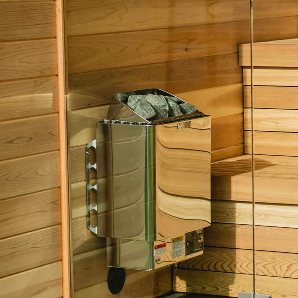 HARVIA Harvia KIP60W 6KW UL Certified Electric Sauna Heater With Xenio CX170 Digital WIFI Control &amp; Sauna Stones - Electric Sauna Heaters