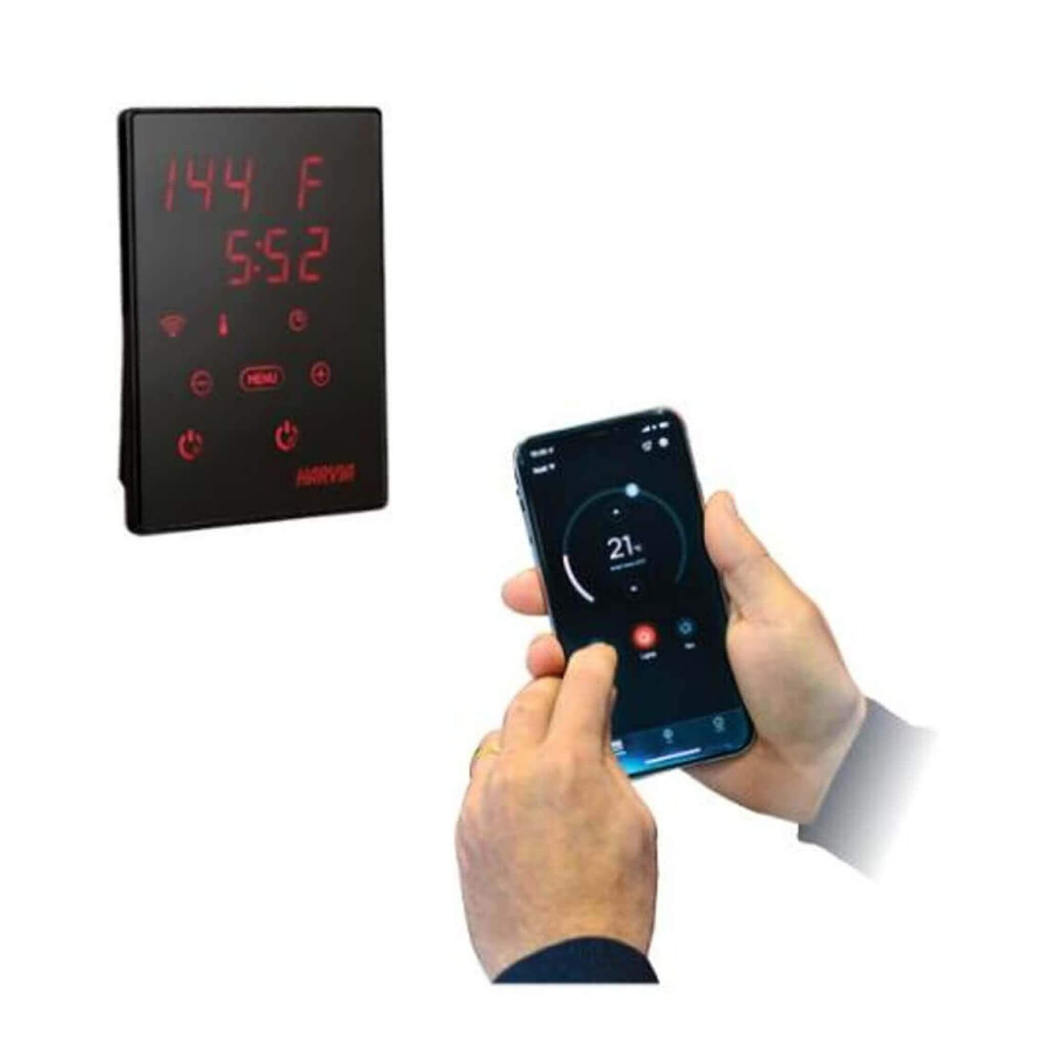 HARVIA Harvia KIP60W 6KW UL Certified Electric Sauna Heater With Xenio CX170 Digital WIFI Control &amp; Sauna Stones - Electric Sauna Heaters