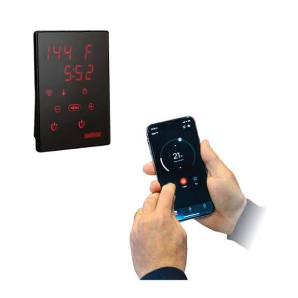 HARVIA Harvia KIP80W 8KW UL Certified Electric Sauna Heater With Xenio CX170 Digital WIFI Control & Sauna Stones - Electric Sauna Heaters