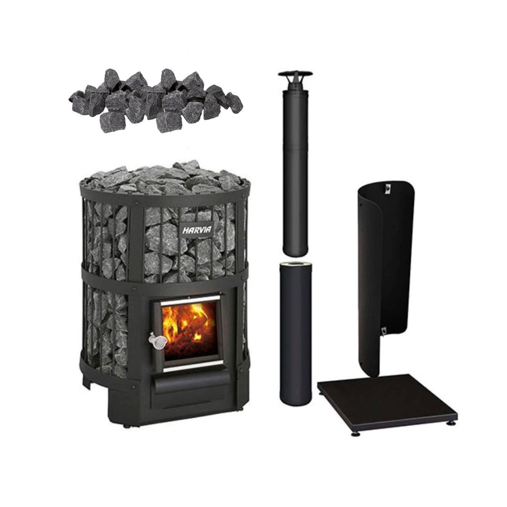 HARVIA Harvia Legend 150 16KW Wood-Burning Sauna Stove Package - Wood-Burning Sauna Heater