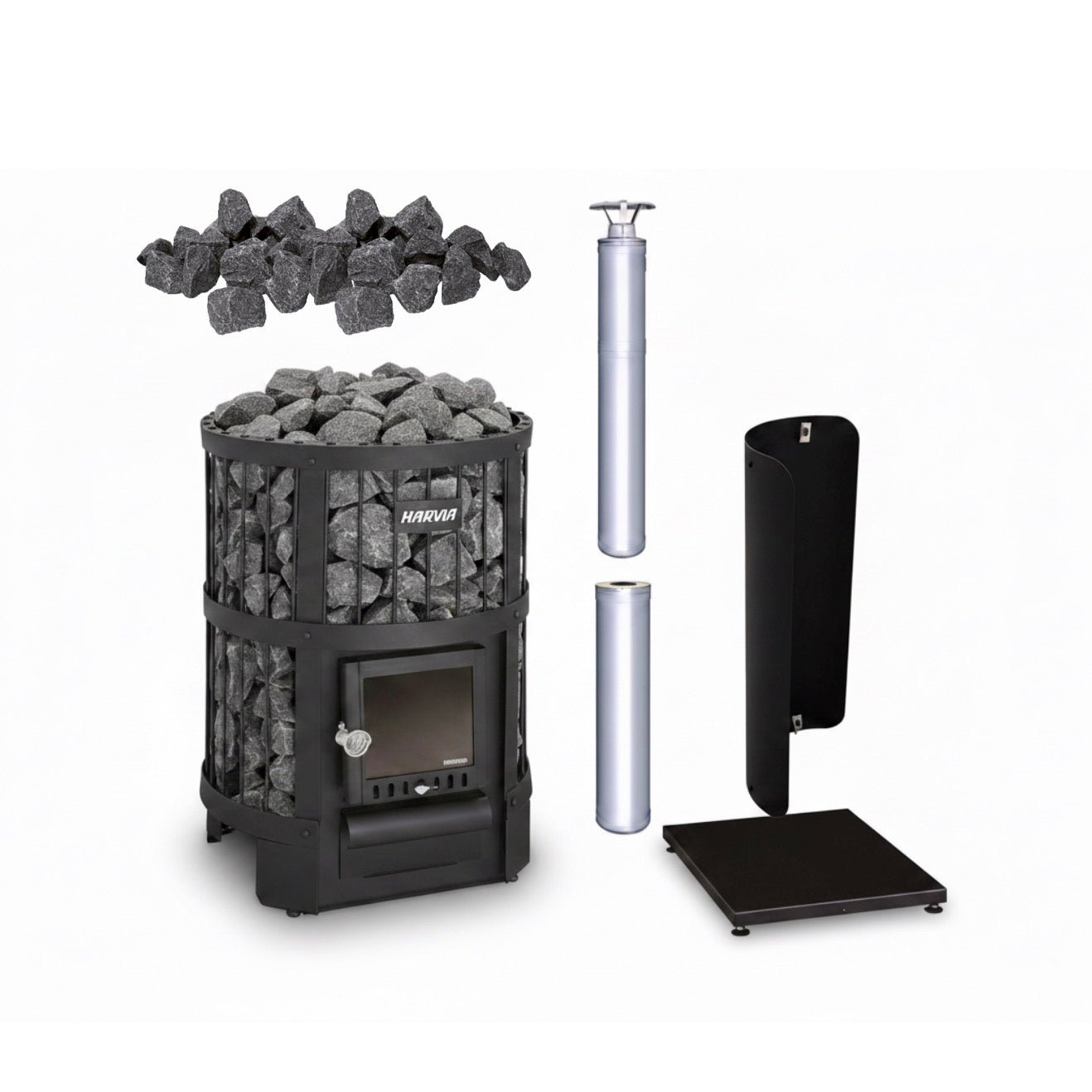 HARVIA Harvia Legend 150 16KW Wood-Burning Sauna Stove Package - Wood-Burning Sauna Heater