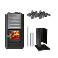 HARVIA Harvia M3 16.5KW Premium Wood-Burning Sauna Stove Kit Package - Wood-Burning Sauna Heater
