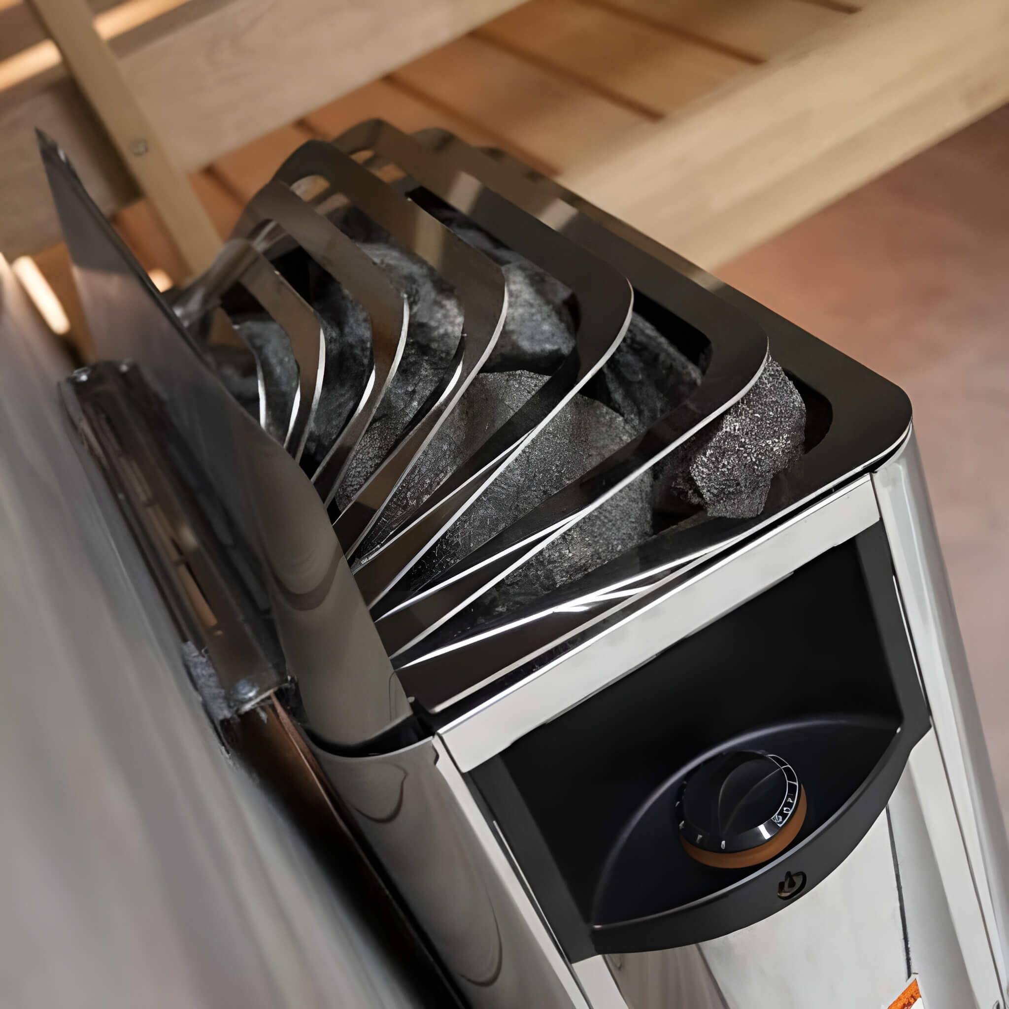 HARVIA Harvia The Wall Stainless Steel Built-In Wall Mount Electric Sauna Heater Package - Electric Sauna Heaters
