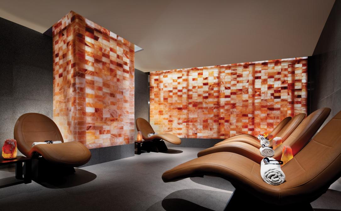 Black Tai Salt Co. Himalayan Salt Sauna 4' x 4' Surface Area - 16 Sq feet - Salt Bricks
