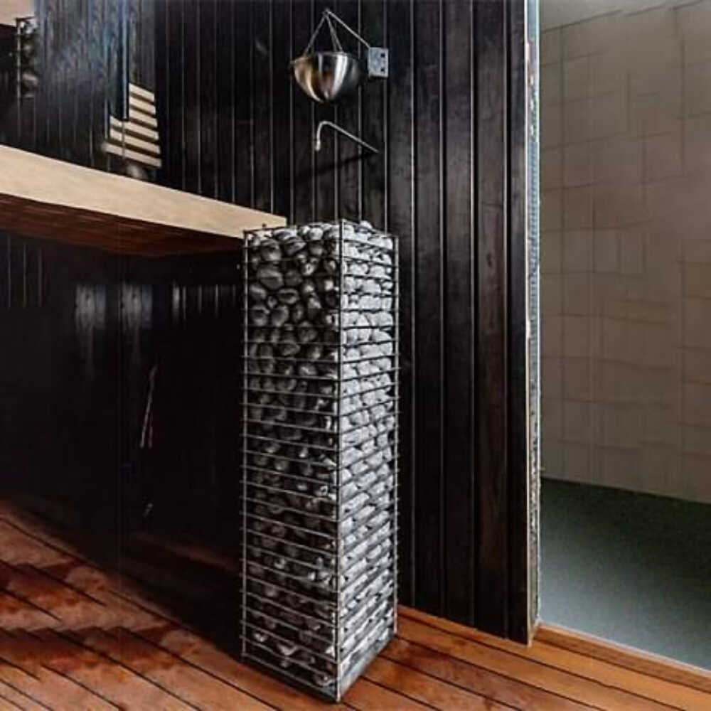HUUM HUUM Cliff Slim Electric Stainless Steel Sauna Heater Package - Sauna Heaters