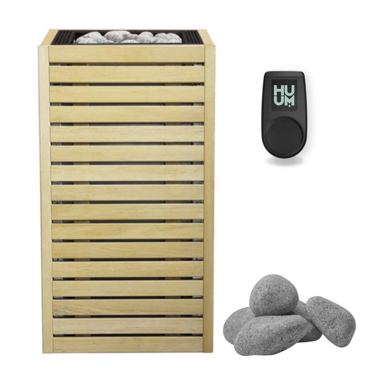 HUUM Huum Core Alder Wood Exterior Sauna Heater With UKU Local Controller And Stones [CORE ALDER] () - Electric Sauna Heaters