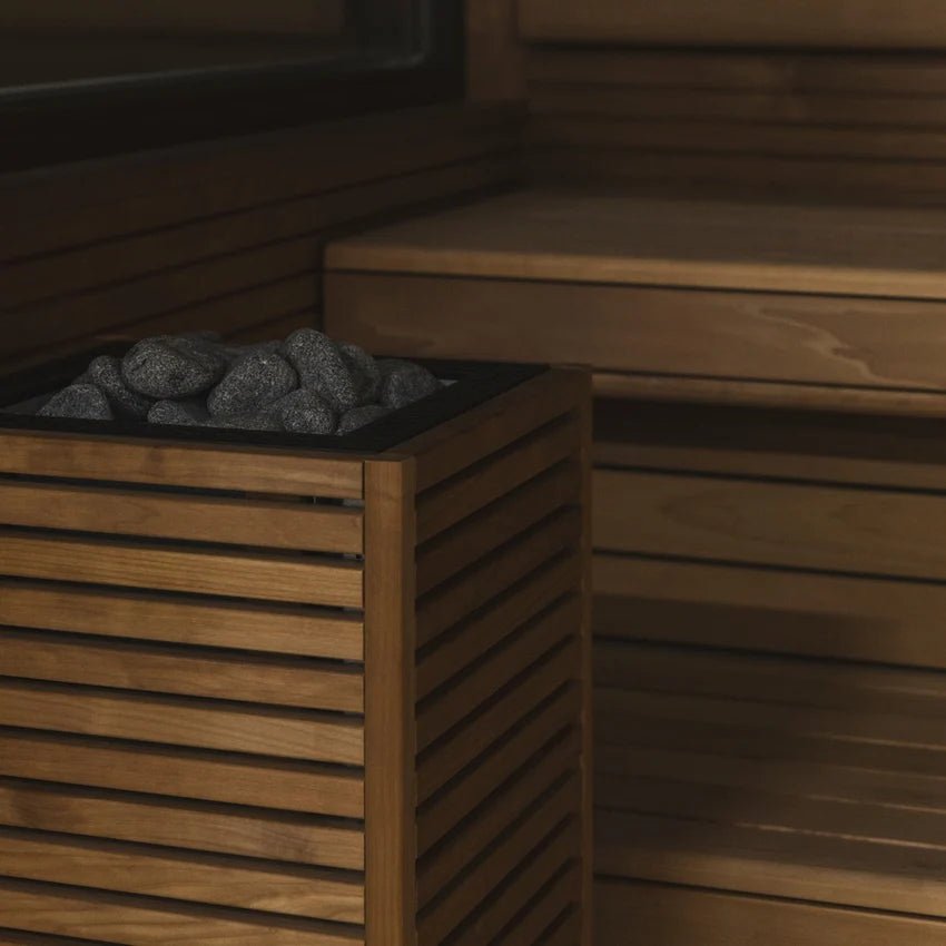 HUUM HUUM Core Aspen Wood Exterior Sauna Heater Package - Electric Sauna Heaters
