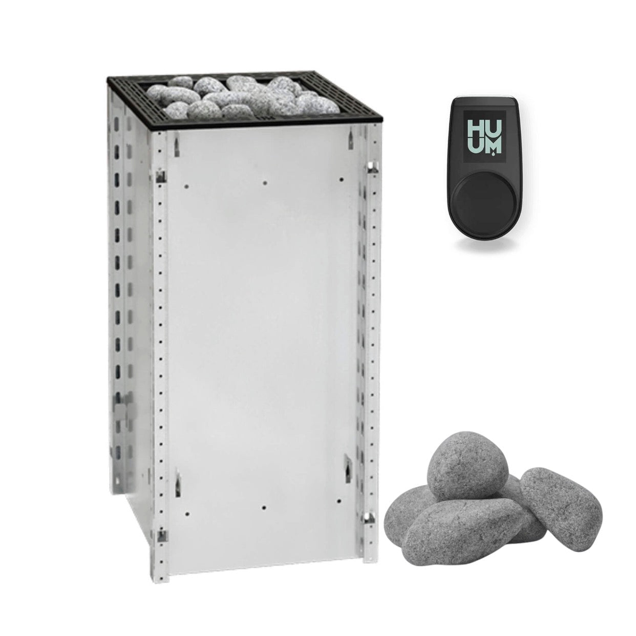 HUUM HUUM Core BK/ST Customizable Electric Sauna Heater Package - Electric Sauna Heaters