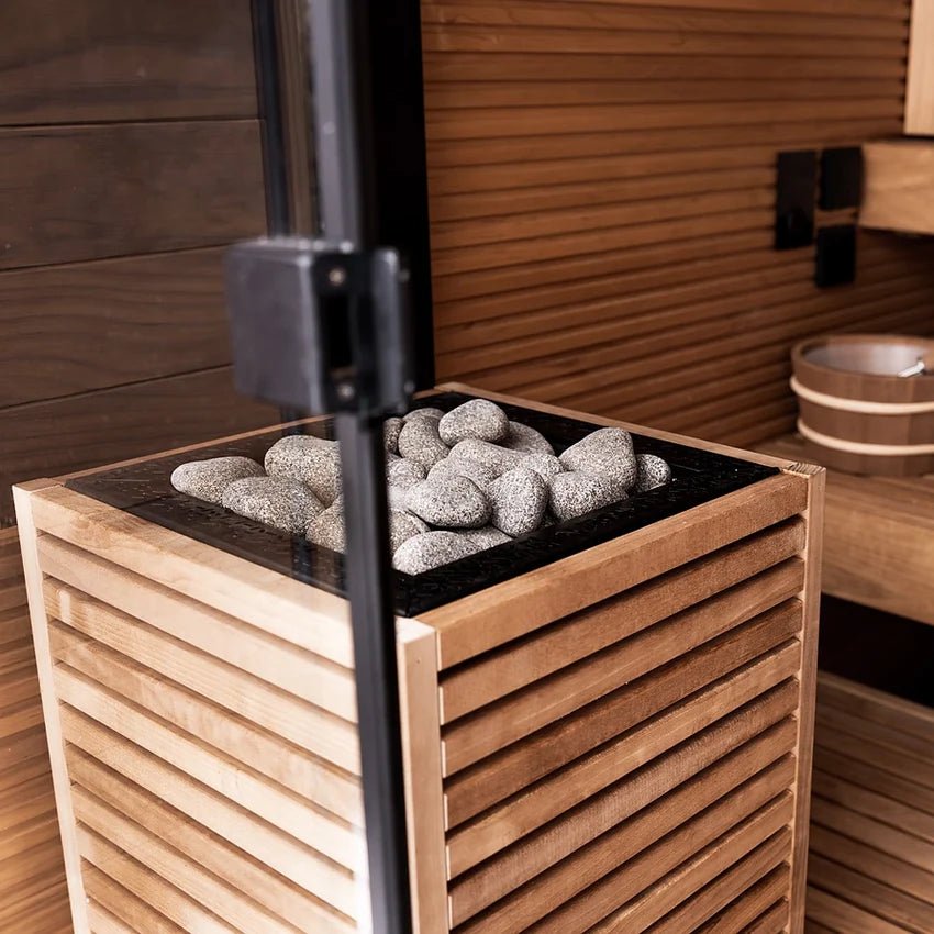 HUUM Huum Core Thermo-Aspen Wood Exterior Sauna Heater Package - Electric Sauna Heaters