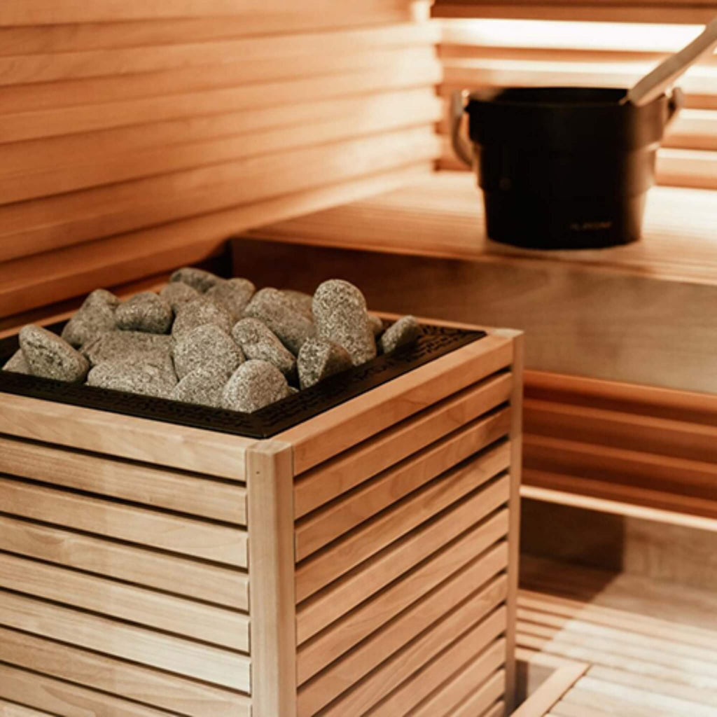 HUUM Huum Core Thermo-Aspen Wood Exterior Sauna Heater Package - Electric Sauna Heaters